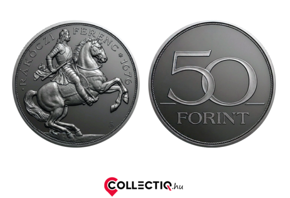 ii rakoczi fereinc 50 ft otven forintos emlekerme forgalmi valtozat 2026